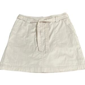 Josephine Chaus Light Stone Cotton Skort NWT Woman Size 6